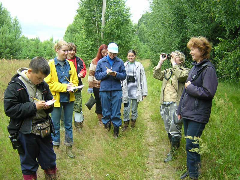 Школа Дикой Природы - 2005: обзорная экскурсия по окрестностям лагеря - ботаника, зоология и география