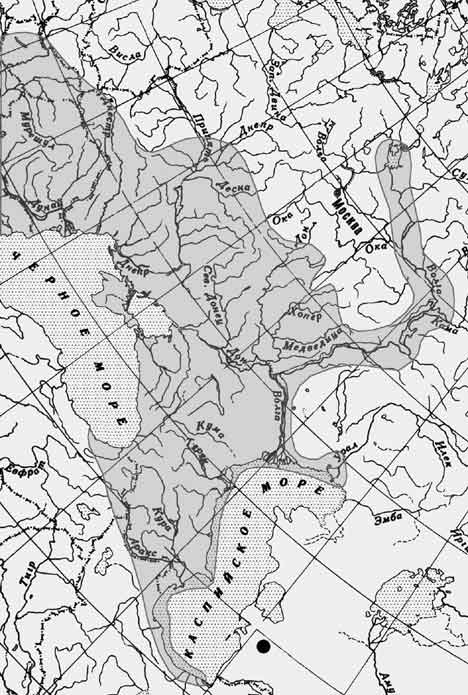 Бычок-цуцик — Proterorhinus marmoratus: карта ареала (область распространения)