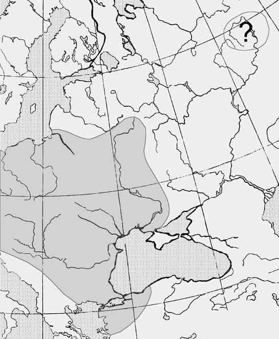 Подуст обыкновенный — Chondrostoma nasus: карта ареала (область распространения)