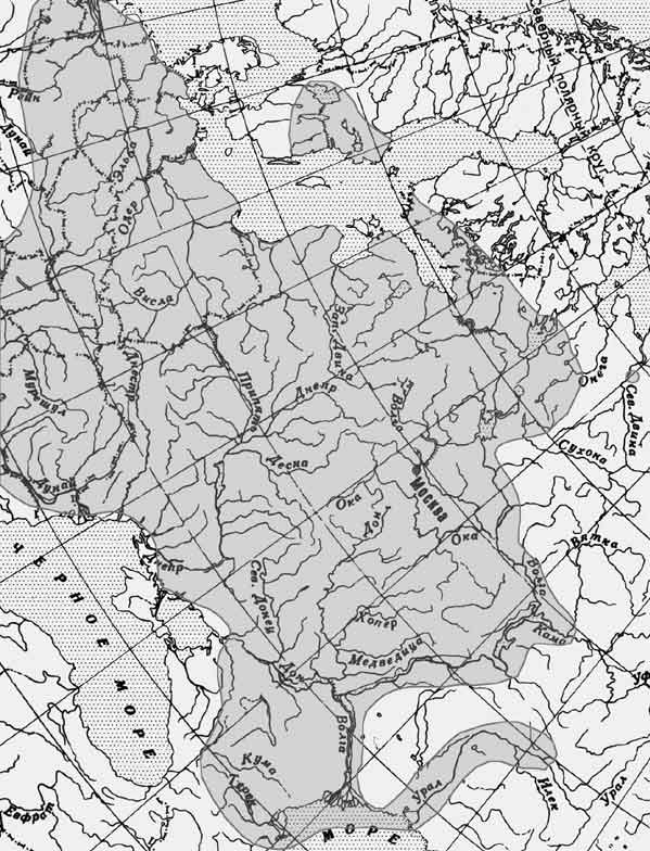 Синец — Abramis ballerus: карта ареала (область распространения)