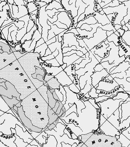 Усач крымский — Barbus tauricus: карта ареала (область распространения)