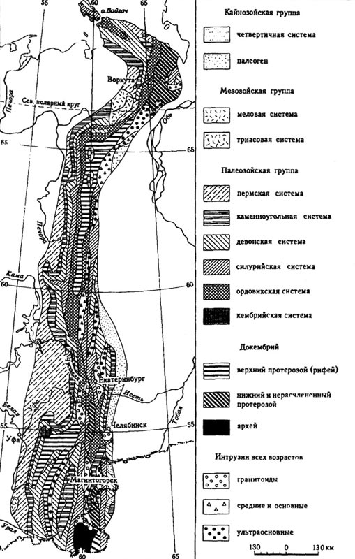 Геологическое строение Урала