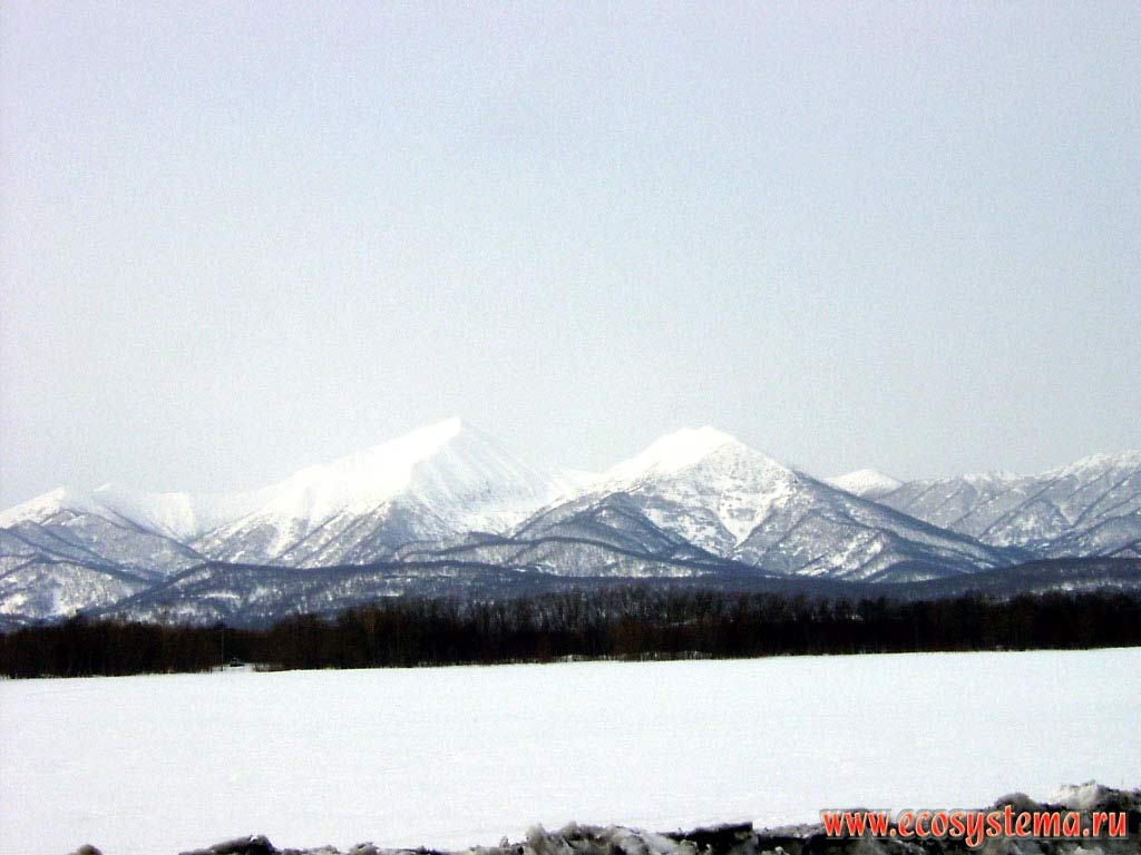 Mountains near Petropavlovsk-Kamchatsky town.
