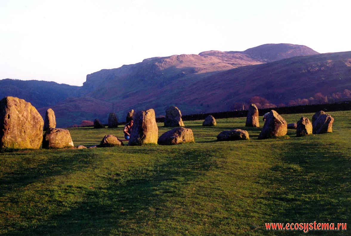 Ancient megaliths construction (dolmen like Stonehenge).