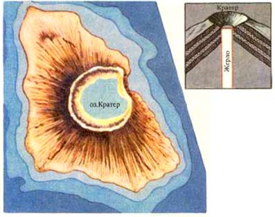 Кратер вулкана на острове святого Павла (Индийский океан)