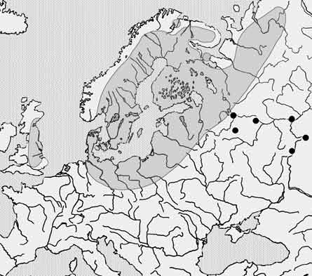 Ряпушка европейская — Coregonus albula: карта ареала (область распространения)