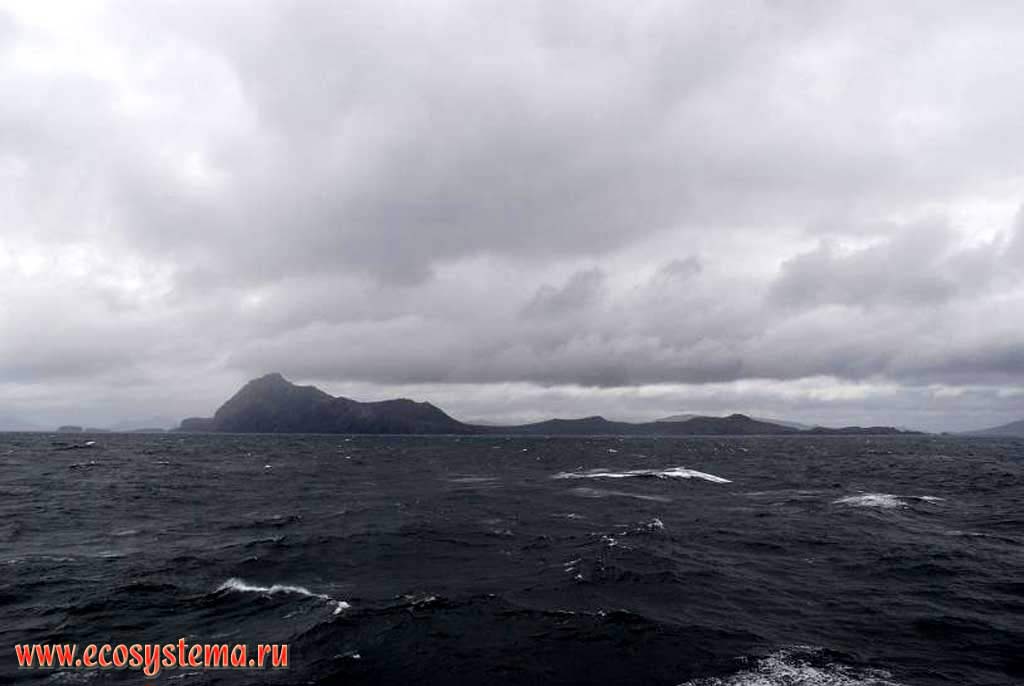 The Cape Horn - the southernmost tip of South America. The Land of Fire (Tierra del Fuego) south extremity, Argentina, South America. The Antarctic peninsula is further...