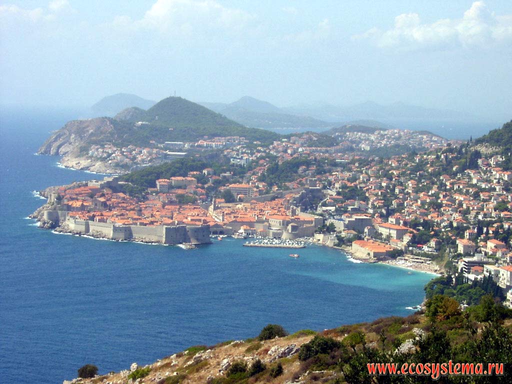 Dubrovnik town. Old town (Stari Grad)