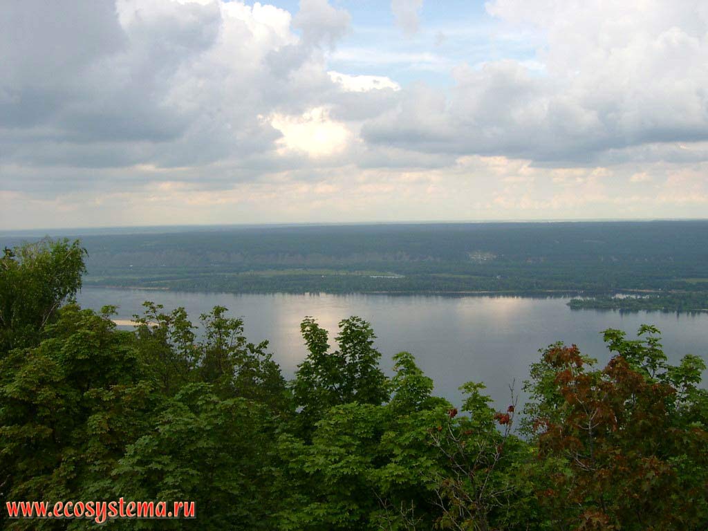 Zhiguli reserve. View from the Strelnaya Hill.