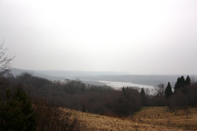 Вид на долину реки Унжи и левый берег