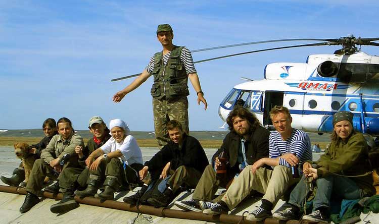 Участники экспедиции на Ямал