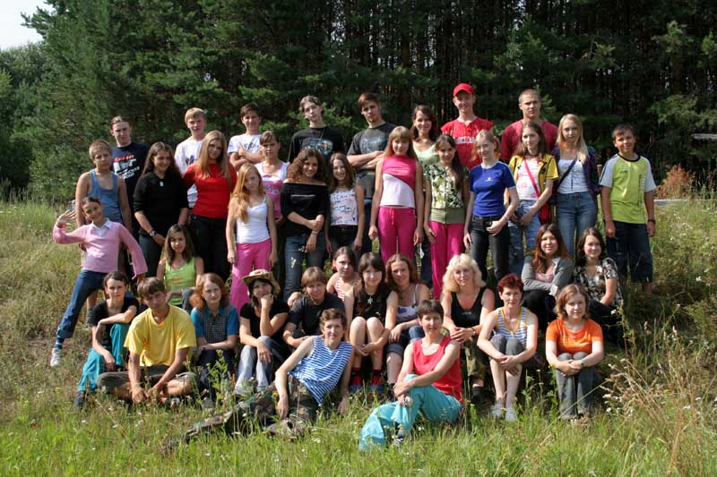 Школа Дикой Природы - 2006: участники Школы на Большом Лебедином