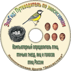 Компьютерный определитель птиц, птичьих гнезд, яиц и голосов птиц: диск для PC