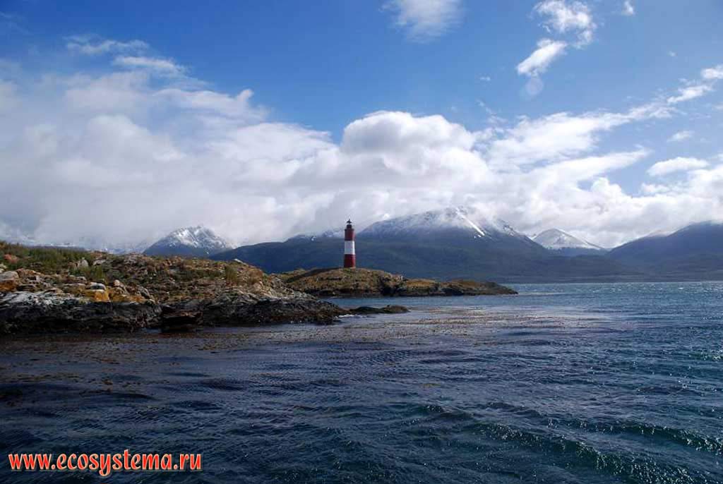 One of the southern islands of the Land of Fire (Tierra del Fuego) Archipelago in the Beagle Channel - the strait separating Tierra del Fuego Archipelago and South America continent.
The Land of Fire (Tierra del Fuego), Argentina, South America